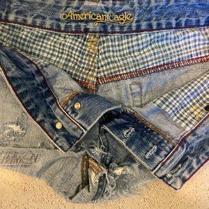 American eagle denim shorts